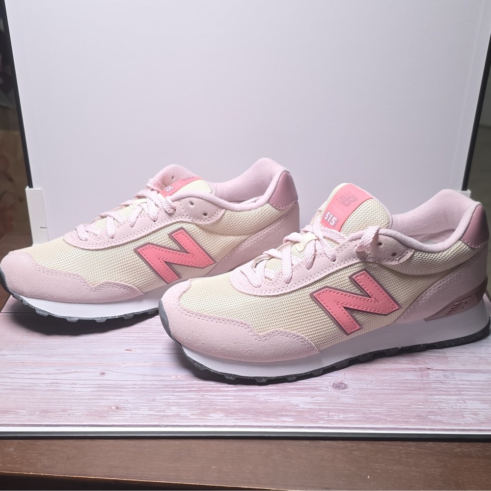 New Balance 515 Women's Low Top Lace-Up Mesh Sneakers Pink/Rose W51547Y